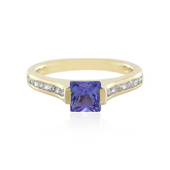 Anillo en oro con Tanzanita AAA