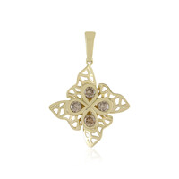 Colgante en oro con Diamante champán I2 (Ornaments by de Melo)