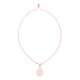 Collar con Cuarzo rosa