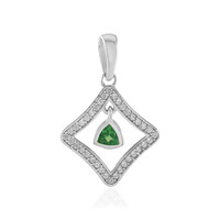Colgante en plata con Tsavorita de Tanzania