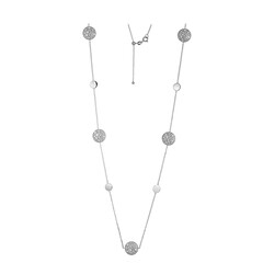 Collar en plata con Zircón (Adela Silber)