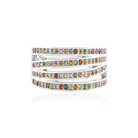 Anillo en plata con Turmalina