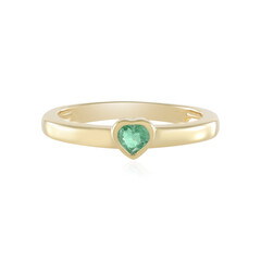 Anillo en plata con Esmeralda de Colombia