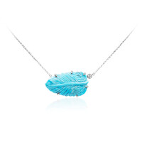 Collar en plata con Turquesa de Kingman (Anne Bever)