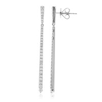 Pendientes en oro con Diamante SI2 (H) (CIRARI)