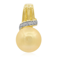 Colgante en oro con Perla dorada del mar del sur (TPC)