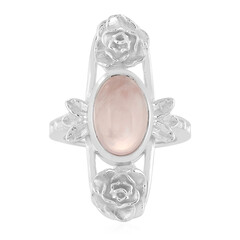 Anillo en plata con Cuarzo rosa