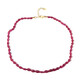 Collar en plata con Zafiro rosa de Madagascar (Adela Silber)