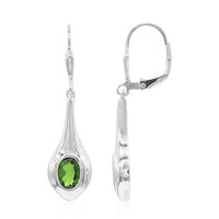 Pendientes en plata con Peridoto