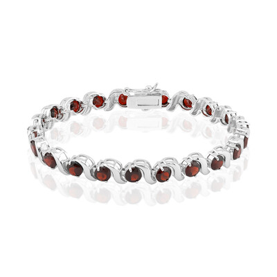 Brazalete en plata con Granate