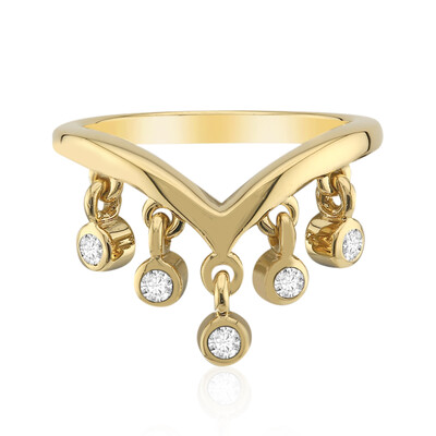 Anillo en plata con Zircón (M de Luca)