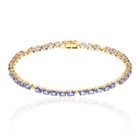 Brazalete en oro con Tanzanita AAA