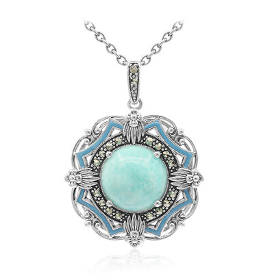Collar en plata con Amazonita