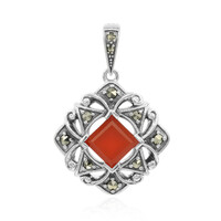 Colgante en plata con Cornalina