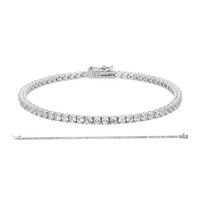 Brazalete en plata con Zircón