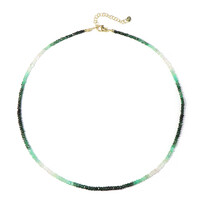 Collar en plata con Esmeralda de Brasil