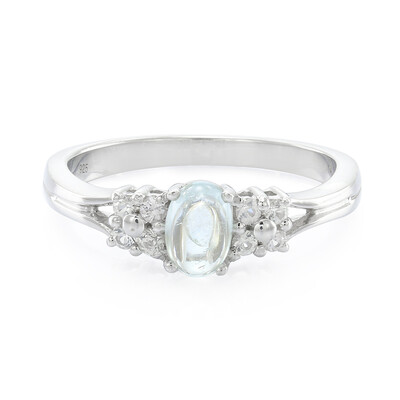 Anillo en plata con Turmalina Paraíba