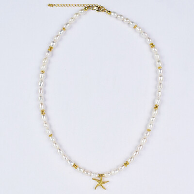 Collar en plata con Perla Freshwater
