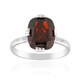Anillo en plata con Granate de Mozambique