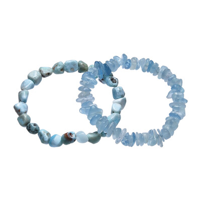 Brazalete con Aguamarina