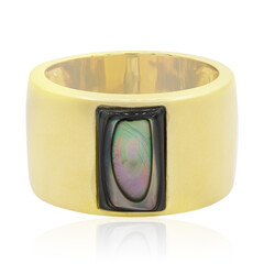 Anillo en plata con Concha de Abalone