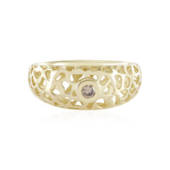 Anillo en oro con Diamante champán I2 (Ornaments by de Melo)