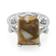 Anillo en plata con Cuarzo Dinosaurio