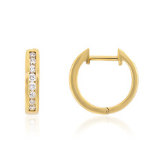 Pendientes en oro con Diamante limpio a lupa F (LUCENT DIAMONDS)