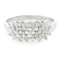 Anillo en plata con Turmalina Paraíba