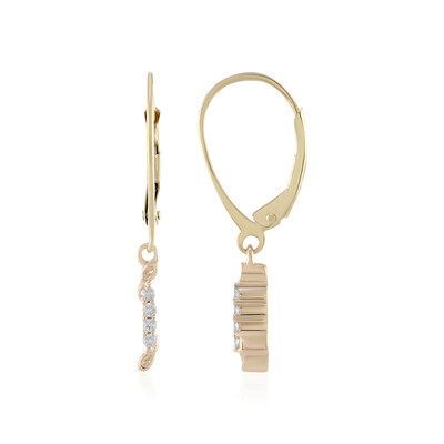 Pendientes en oro con Diamante SI1 (H)