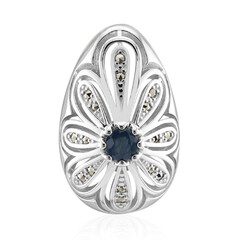 Colgante en plata con Zafiro azul (Annette classic)