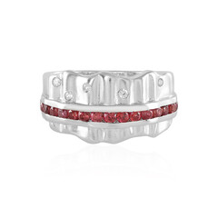 Anillo en plata con Rubí de Tanzania (de Melo)
