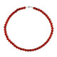Collar en plata con Ónix rojo