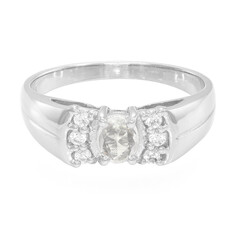 Anillo en plata con Zafiro blanco