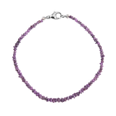 Brazalete en plata con Diamante púrpura (CUSTODANA)