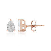 Pendientes en plata con Zircón (Adela Silber)