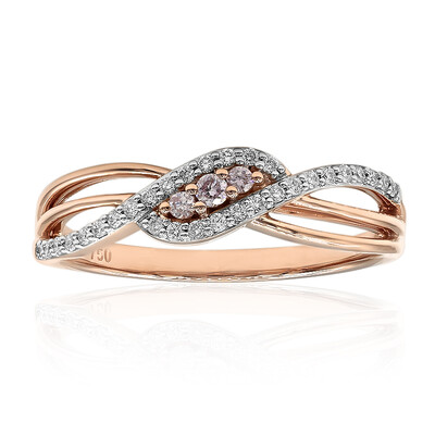 Anillo en oro con Diamante rosa Argyle I3 (Mark Tremonti)