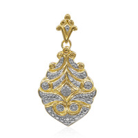 Colgante en plata con Diamante PK (I)