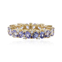 Anillo en oro con Tanzanita (de Melo)
