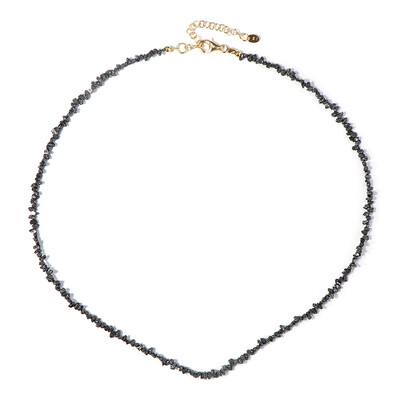 Collar en plata con Diamante negro