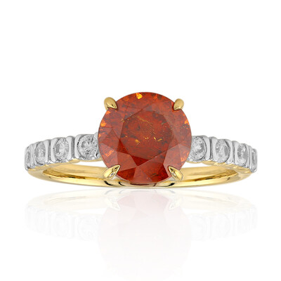 Anillo en oro con Esfalerita