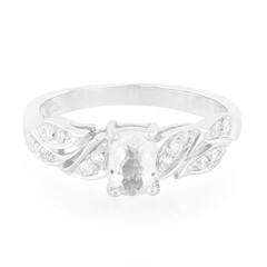 Anillo en plata con Berilo del Himalaya