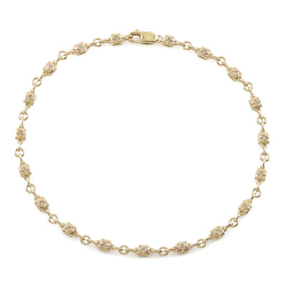Brazalete en oro con Diamante chocolate I2
