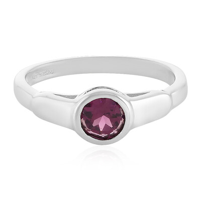 Anillo en plata con Granate de Tocantin