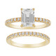 Anillo en plata con Topacio blanco