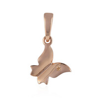 Colgante en oro con Diamante rosa de Francia de Argyle SI1