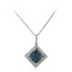 Collar en oro con Diamante azul SI2  (CIRARI)