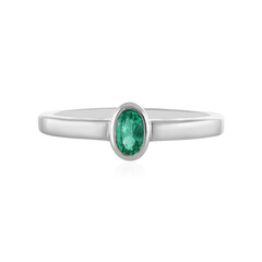 Anillo en plata con Esmeralda de Colombia