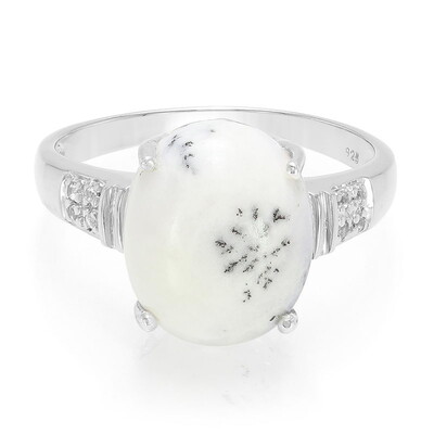 Anillo en plata con Ágata dendrítica