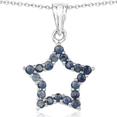 Collar en plata con Zafiro azul